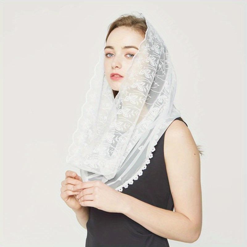 Infinity Scarf Knit - 여성용 채플 베일, 레이디 만틸라 인피니티