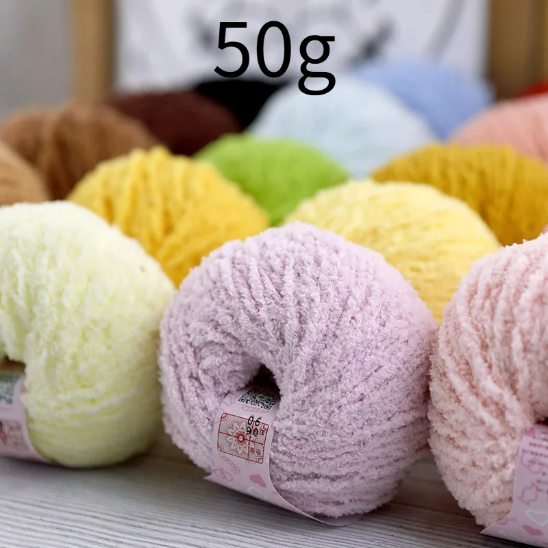 50g 짧은 플러시 원사 70m, DIY 어린이 신발, - Woven Scarf Blanket 리뷰 및 가격