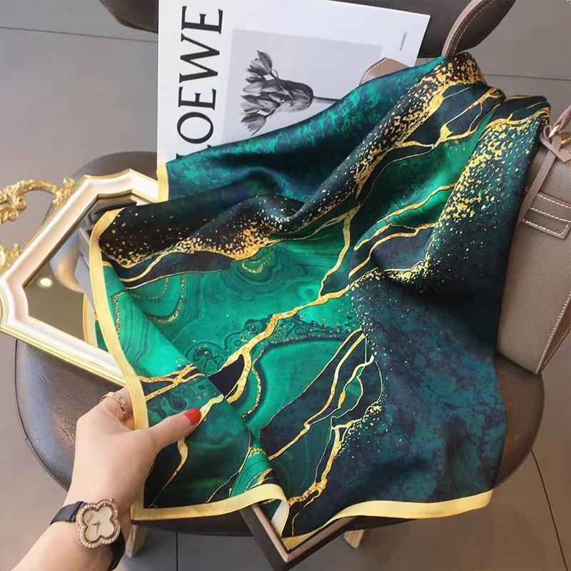 70x70cm 여성 스카프 실크 느낌 헤어 넥 스퀘어  - Ascot Neck Scarf 리뷰 및 가격