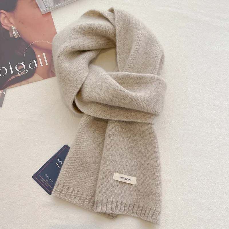 고품질 100% 양모 스카프 남성 여성 겨울 가을 솔리 - Muffler Men Wool 리뷰 및 가격